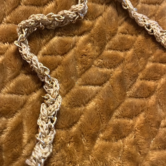 The SAK Purse Women’s Christy Ginger Gold Braided Clutch/shoulder bag - Picture 5 of 10